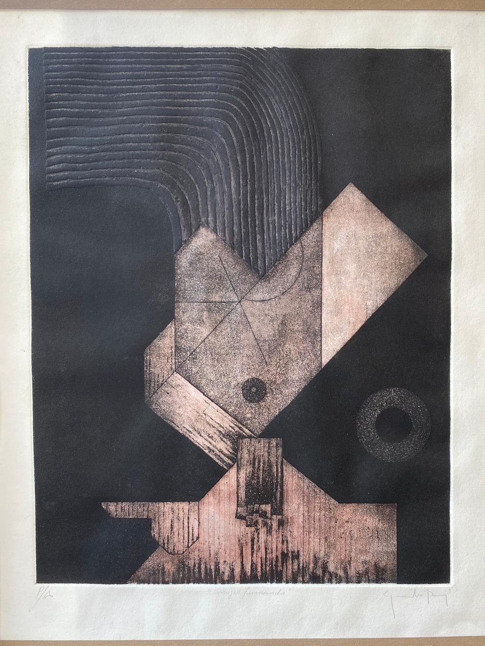 Finished engraving print work